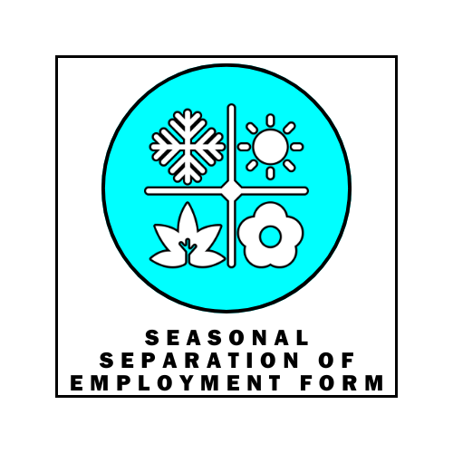 Seasonal Separation of Employment Form